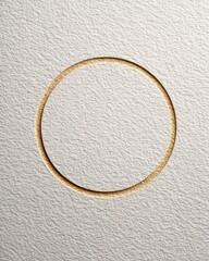 Elegant Circle Frame on Textured Perfect for Design Projects