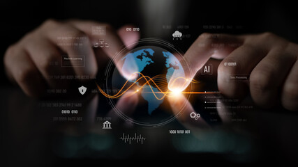 Global AI and data processing system enhances data, AI, and processing efficiency through digital...