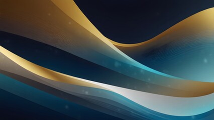 Abstract blue background with dynamic light waves and futuristic line patterns for a modern design concept