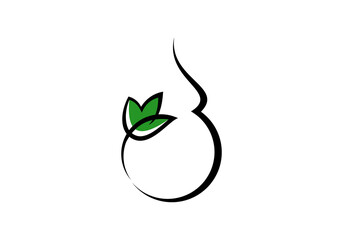 vector illustration logo of maternity care