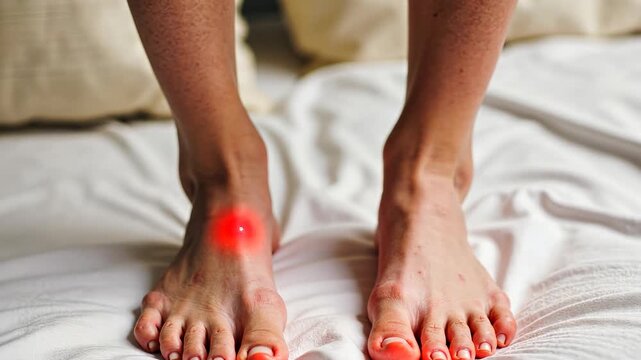 Toes & Forefoot Pain (1-25).Steps: 22, joint inflammation, foot discomfort. Pain relief. Ligaments tighten reducing mobility. Skin swelling indicates irritation. Footwear impact on foot health.