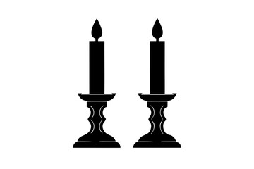 Classic Candlesticks: Shabbat & Romantic Dinner Light Icon
