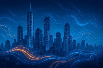 night city skyline
