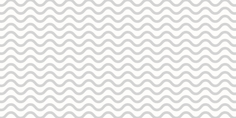Seamless Wave Pattern, Hand drawn water sea vector background. Wavy beach print, curly grunge paint lines,