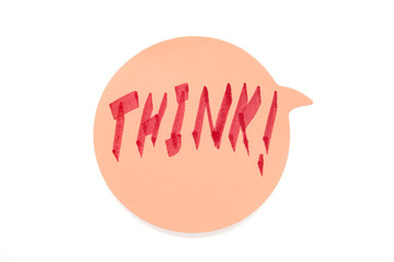 Sticky note with the 