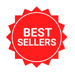 Best Sellers Red Badge Label PNG – Starburst Bestseller Icon