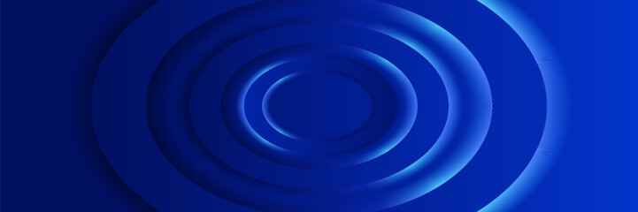 Abstract blue background with shiny light blue shadow element decoration, suit for presentation design, web banner, eps10