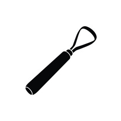Black pottery loop tool silhouette pottery tool sculpting tool