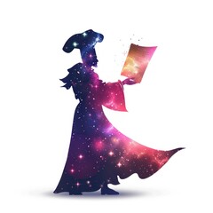 Silhouette chef, cosmic recipe