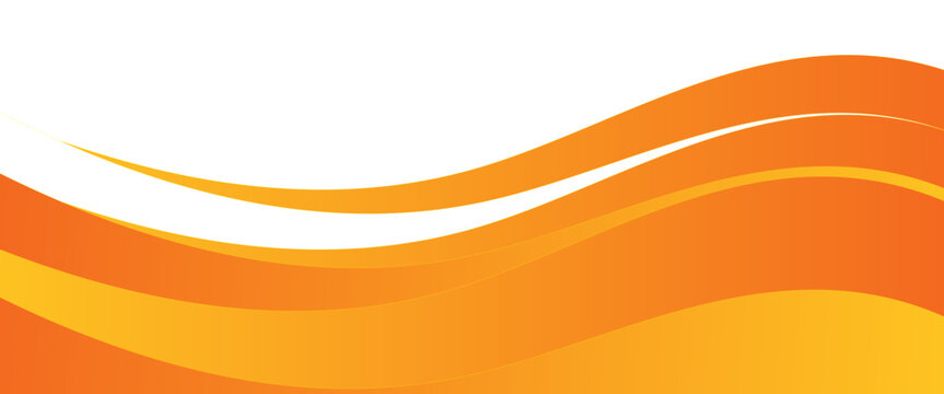abstrack orange and white business wave banner background. modern trendy design.eps10