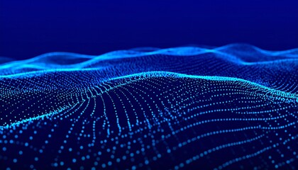 Abstract digital wave pattern