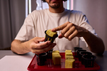 An Elaborate Hydroponic Gardening Setup Incorporating Essential Nutrients and Grow Media