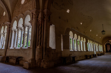 Priverno, Latina, Italy. Cistercian Abbey of Fossanova.
