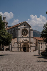 Priverno, Latina, Italy. Cistercian Abbey of Fossanova.