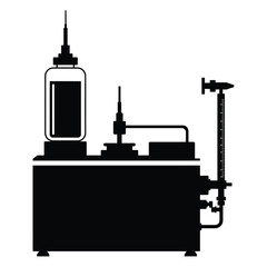 Industrial wax injection machine with measuring scale