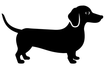 Black Dachshund Dog Silhouette animal