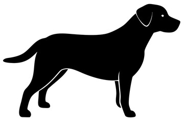 Blue Labrador Retriever Silhouette blue labrador retriever dog silhouette