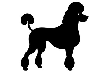 Blue Poodle Dog Silhouette animal