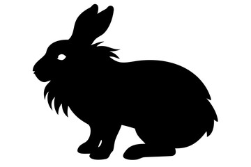 Lionhead Rabbit Silhouette animal mammal
