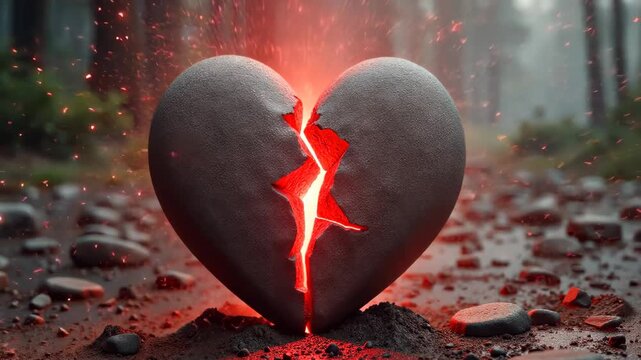 grief, broken heart, emotional pain. Heartache healing. Torn love sparks recovery. Sorrow alleviates through acceptance. Distress transforms personal growth.