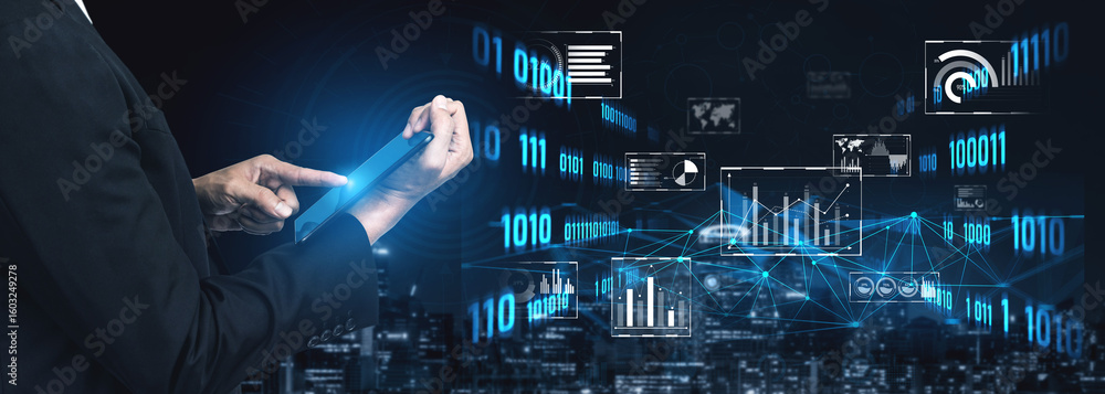 Poster big data and analytics support real-time insights, predictive modeling, and data-driven decisions fo