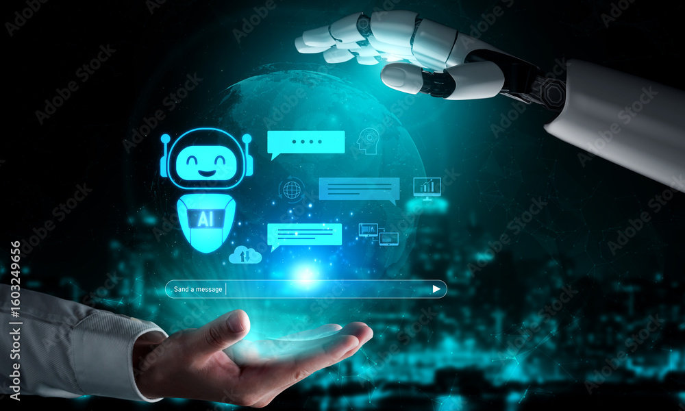 Poster ai chatbot enhances assistance by processing natural language, generating smart replies, analyzing u
