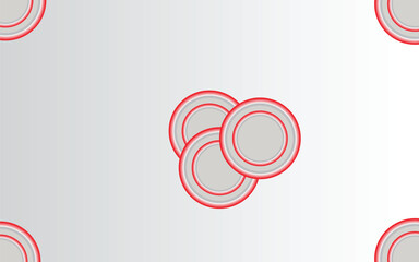 Abstract white background with red circle lines. Digital future technology concept. vector illustration Vector illustration Abstract white and gray color background. texture with diagonal