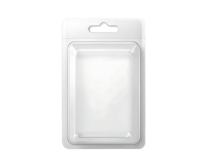    versatile empty clear plastic blister packaging isolated on white background PNG ,AI GENERATED