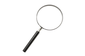     versatile magnifying glass isolated on white background PNG ,AI GENERATED