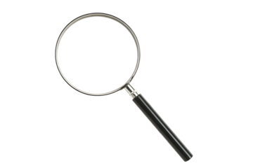     versatile magnifying glass isolated on white background PNG ,AI GENERATED