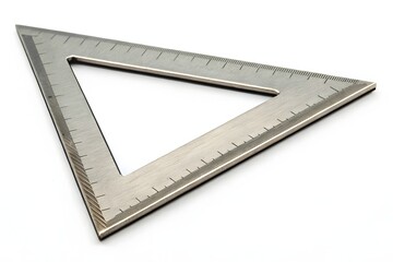 Square speed square isolated on white