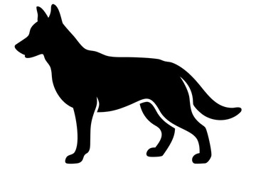 German Shepherd Dog Silhouette animal canine