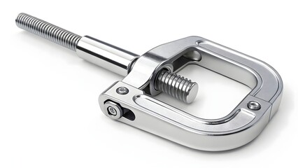 Clamp isolated on solid white background 