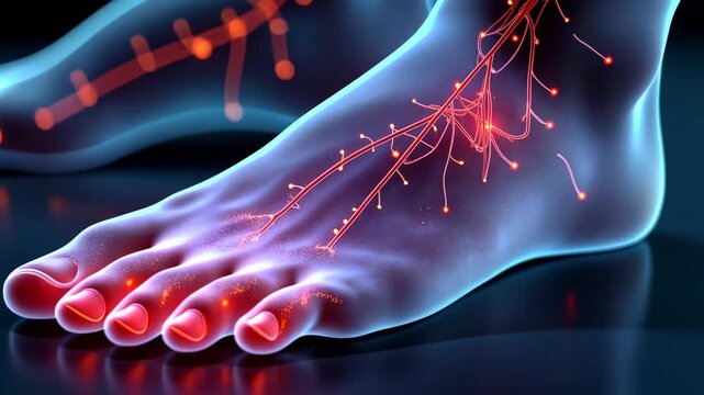 foot pain, nerve damage, arch inflammation. Pain management. Nerves react to sharp stimuli. Ligaments strain during activities. Muscles support efficient walking.