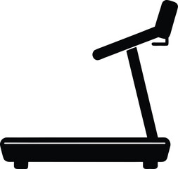 Treadmill machine vector icon illustration design
