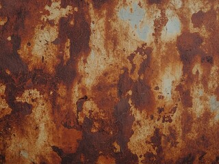 Distressed rusty metal texture with vibrant color for backgrounds and design projects needing a vintage look