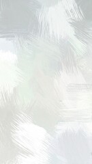 Abstract Gray and White Brush Stroke Painted Canvas Texture Background