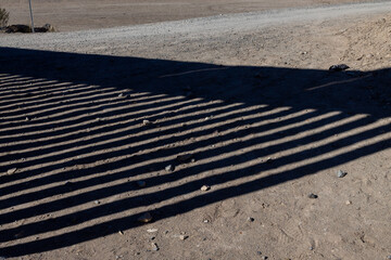 Shadows of Migration near Ciudad Juarez