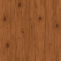 Fototapeta premium Rustic wood texture pattern seamless vector for autumn, background and decor