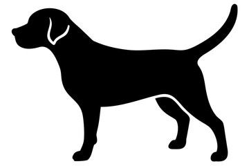 Blue Beagle Dog Silhouette animal canine