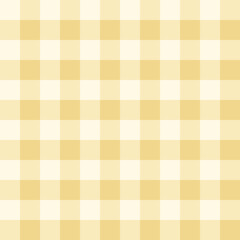 Yellow gingham seamless pattern fabric texture background	