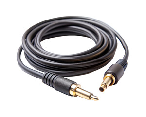 audio video cable isolated on white background. PNG Transparent file type with high definition quality And vibrant color grading Available.