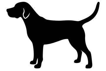 Brown Beagle Dog Silhouette animal