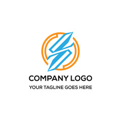 Fototapeta premium business logo company A real estate company logo monogram icon design for entrepreneur and business. Company logo template png transparent image free download vector.