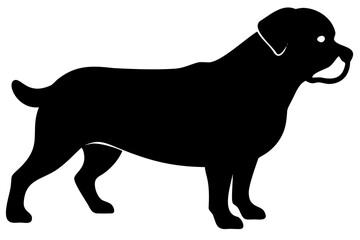 Mini Rottweiler Dog Silhouette puppy