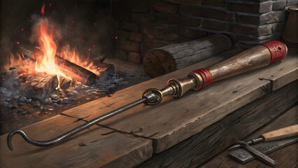 Blacksmith's Tool by Fireplace