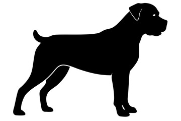 Blue Rottweiler Dog Silhouette animal