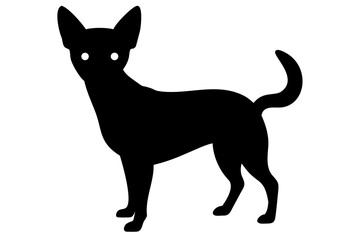 Tan Chihuahua Dog Silhouette animal
