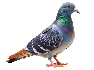 pigeon  isolated on white background. PNG Transparent file type with high definition quality And vibrant color grading Available.
