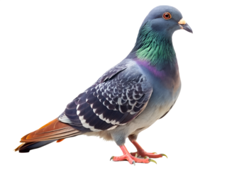 pigeon  isolated on white background. PNG Transparent file type with high definition quality And vibrant color grading Available.